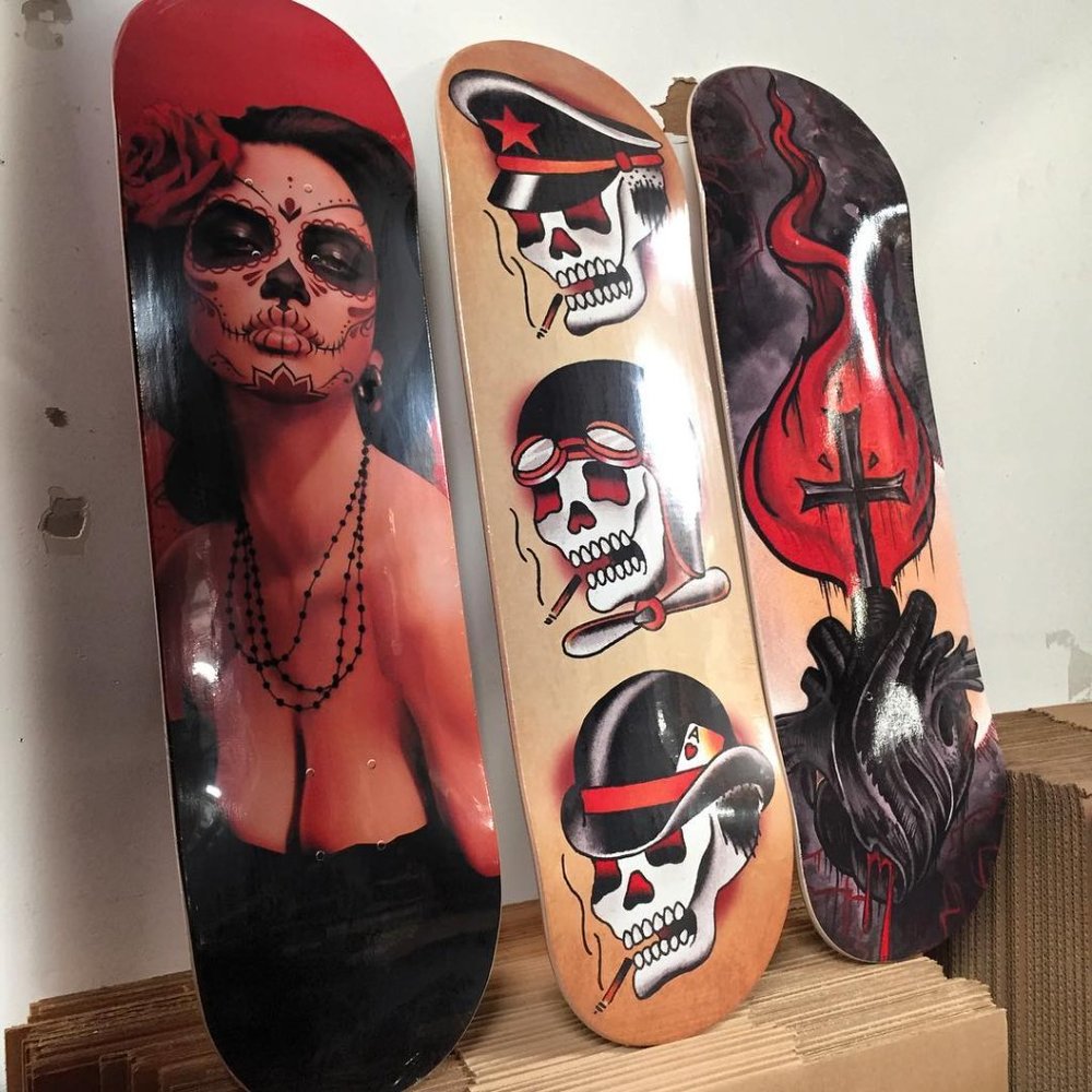 Isabella Muerta Skateboard Skate Deck or Wall Art by Artist Daniel Esparza NEW - Picture 2 of 5